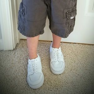 Kids White Puma Shoes